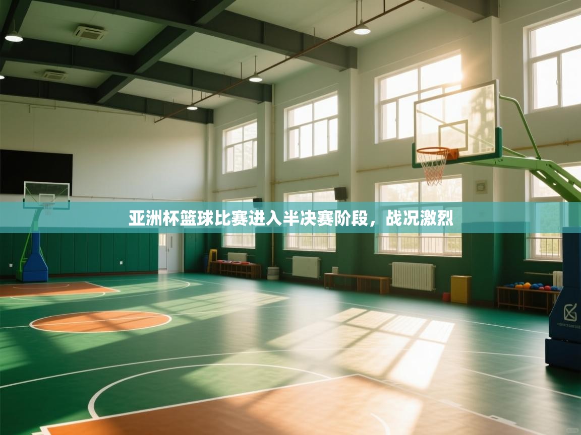 亚洲杯篮球比赛进入半决赛阶段，战况激烈