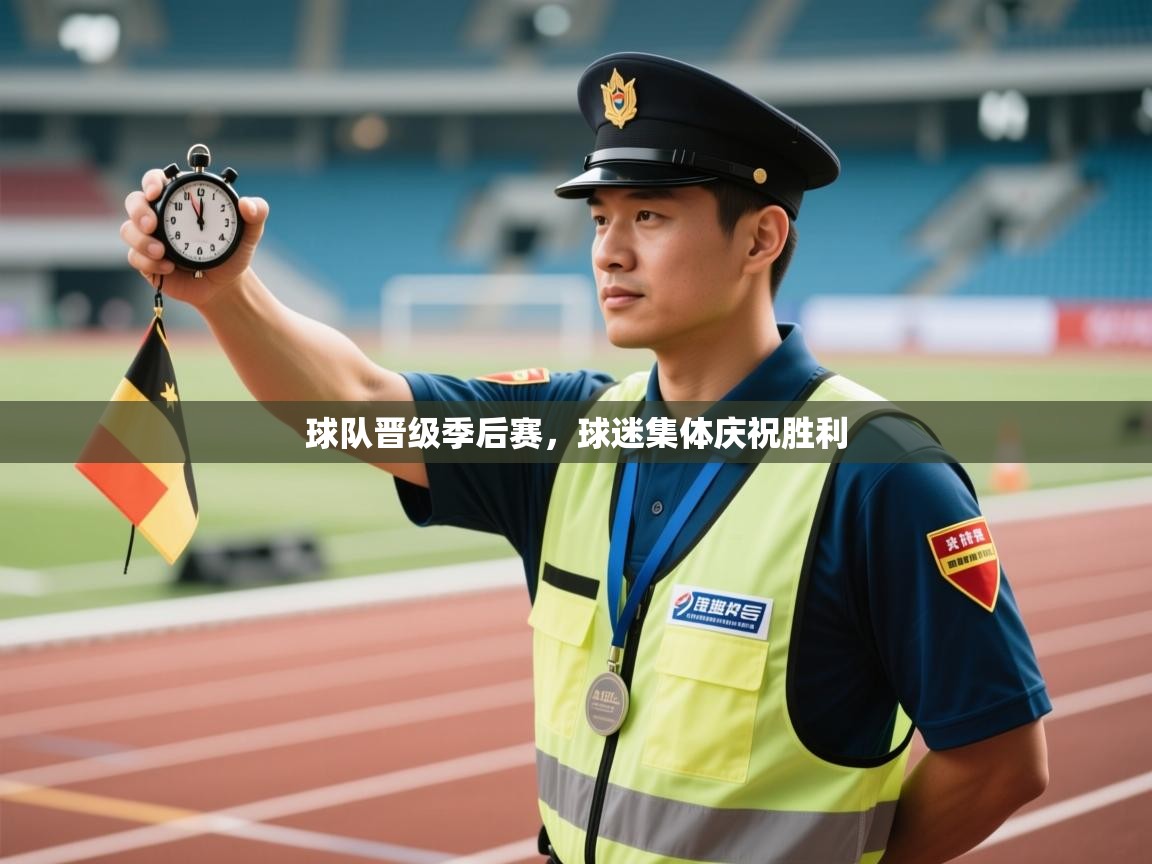 球队晋级季后赛，球迷集体庆祝胜利